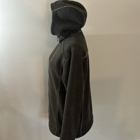 The North Face Brown Hooded Fleece Jacket XS - Picture 3 of 5